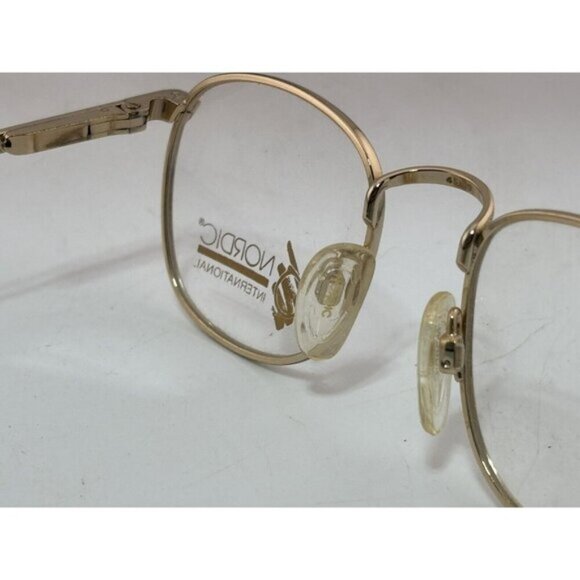 NORDIC INTERNATIONAL - 45-19-130 Monterey-Flex Pink/Gold Round Eyeglass Frames - Picture 8 of 9